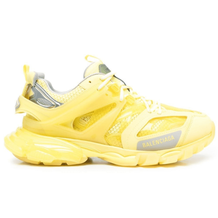 Track panelled sneakers