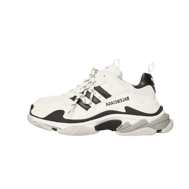 Triple S White Black